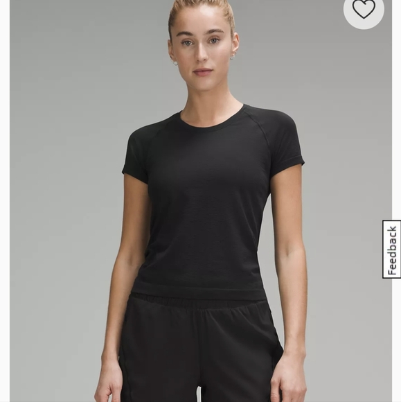 lululemon athletica Tops - Lululemon Women's Black Swiftly Tech Short Sleeve Tee Size 8